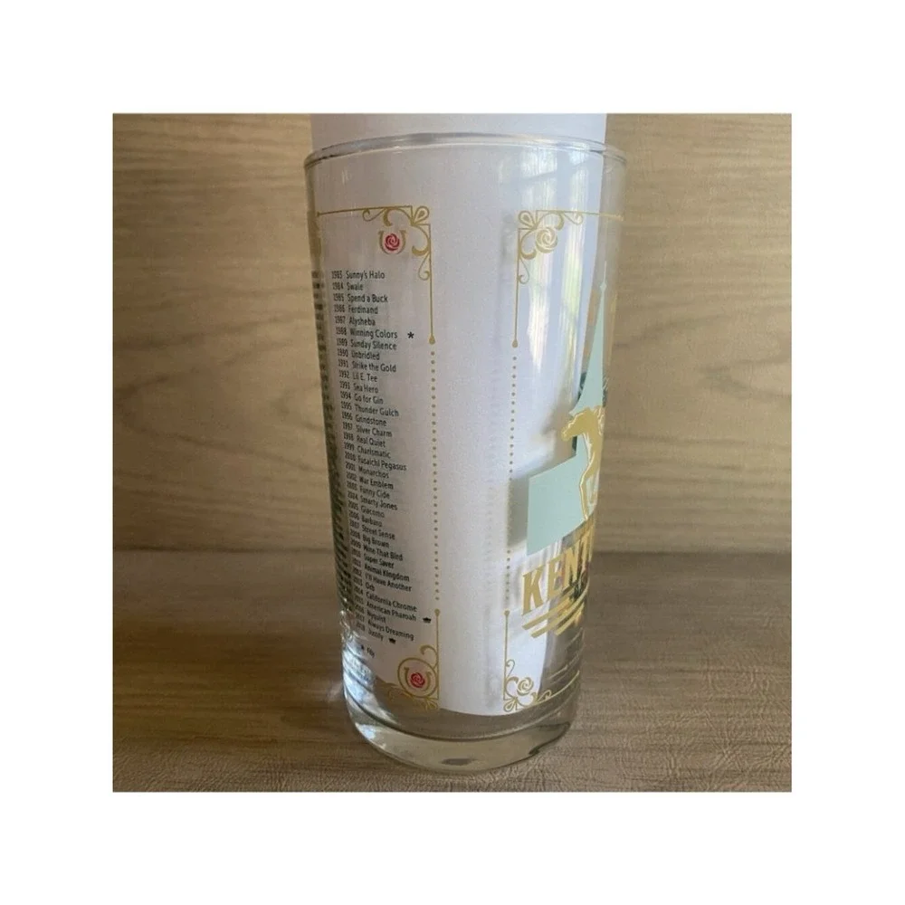 Kentucky Derby Glasses Churchill Downs 2019 Mint Julep 12 oz  EUC Display only